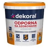 DEKORAL AKRYLIT  W  LATEKS. BIAŁA 1L