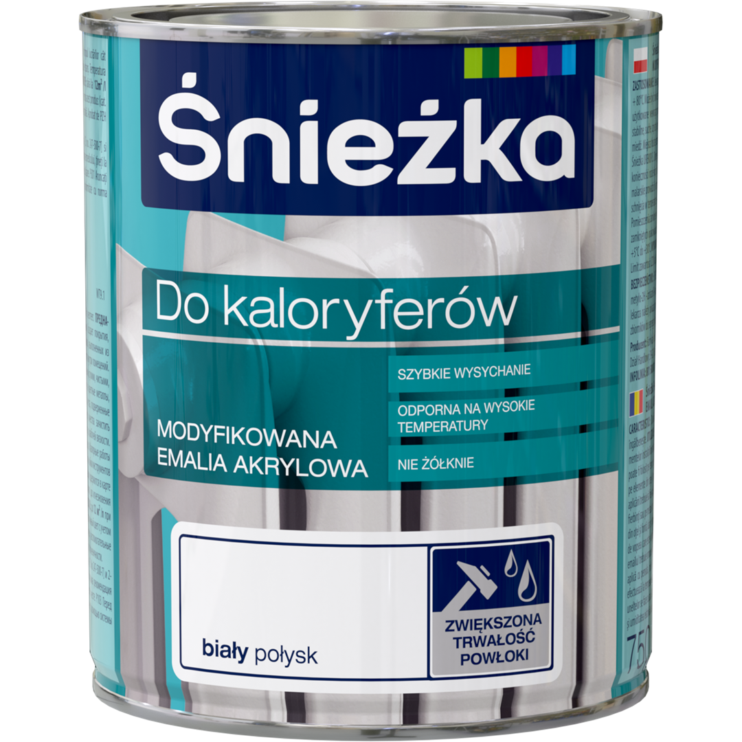 ŚNIEŻKA EMALIA AKRYLOWA GRZEJNIKOWA 0,75L
