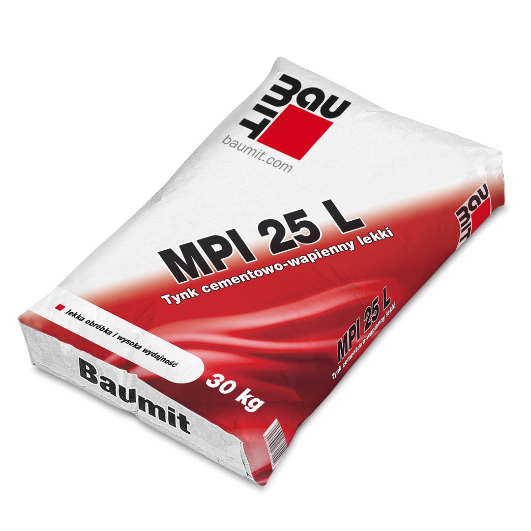 BAUMIT TYNK CEMEN-WAPIENNY WEWN.MPI25 LEKKI 30KG
