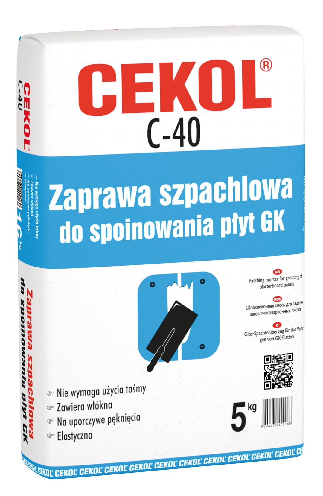 CEKOL SZPACHLA DO SPOIN C-40  5KG