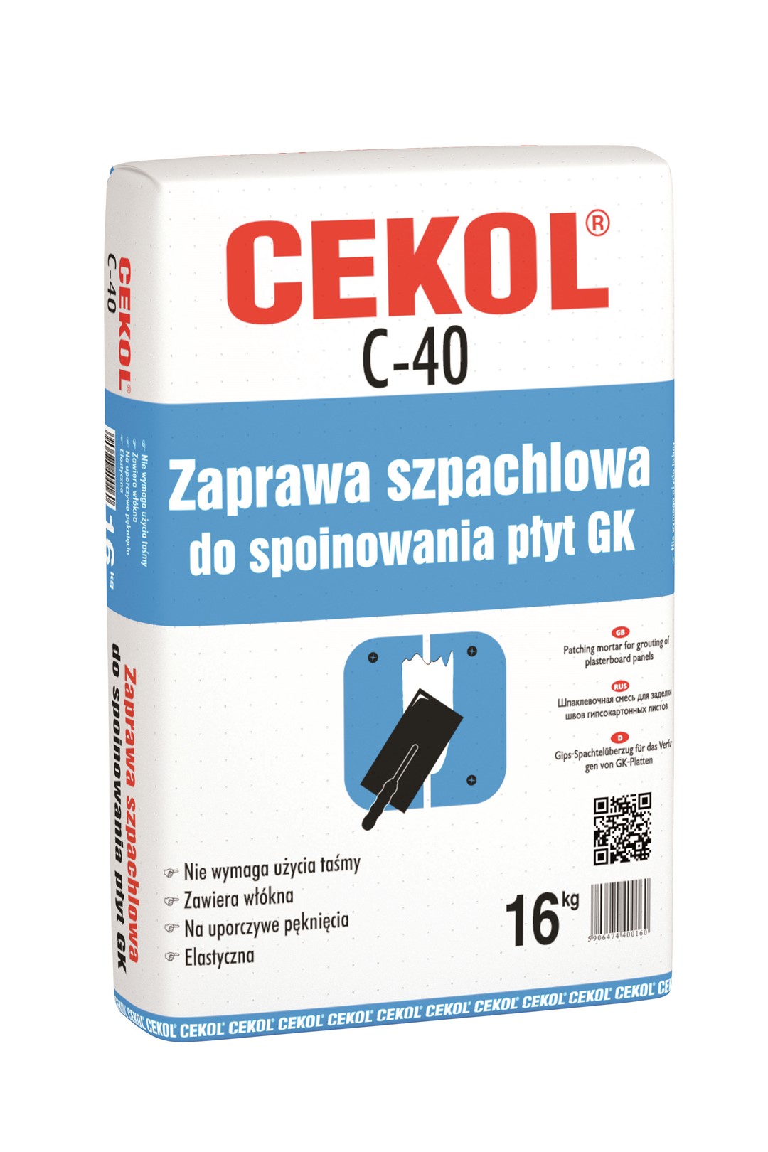 CEKOL SZPACHLA DO SPOIN C-40 16KG