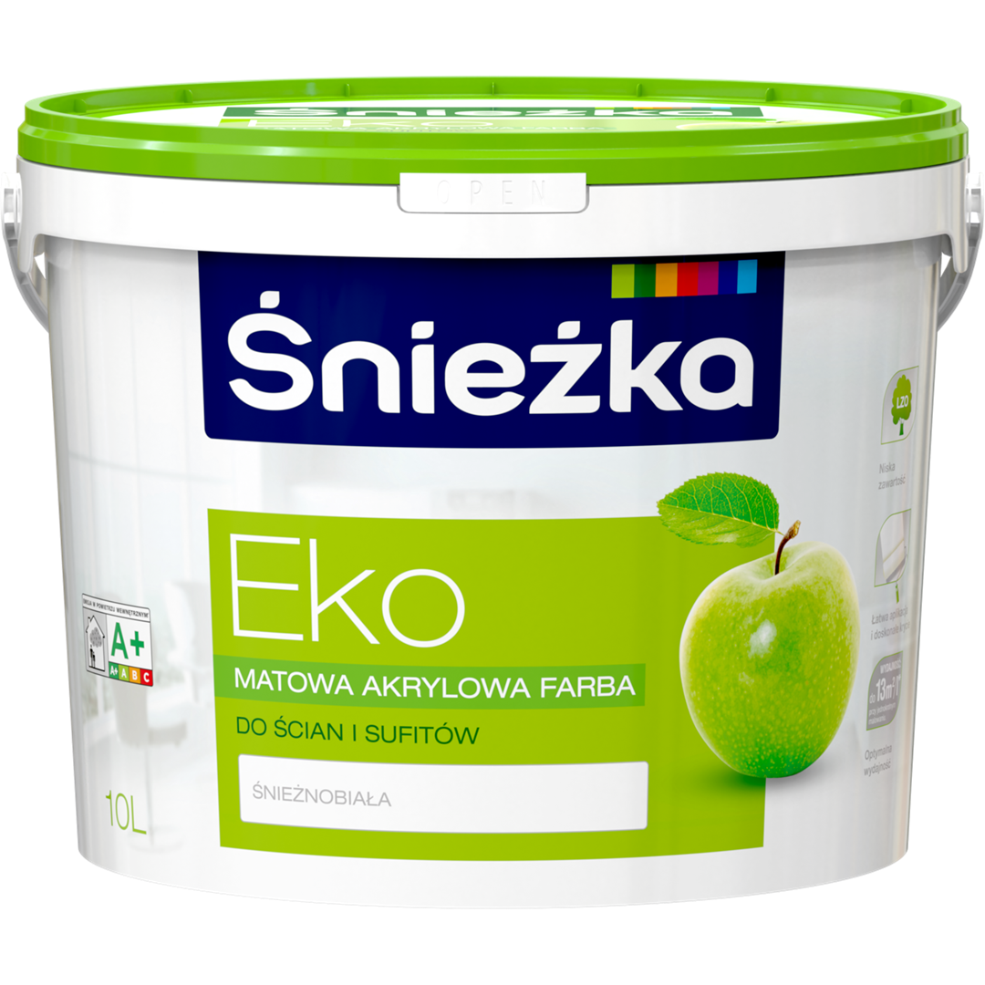 ŚNIEŻKA EMULSJA EKO LUKSUSOWA BIAŁA 10L