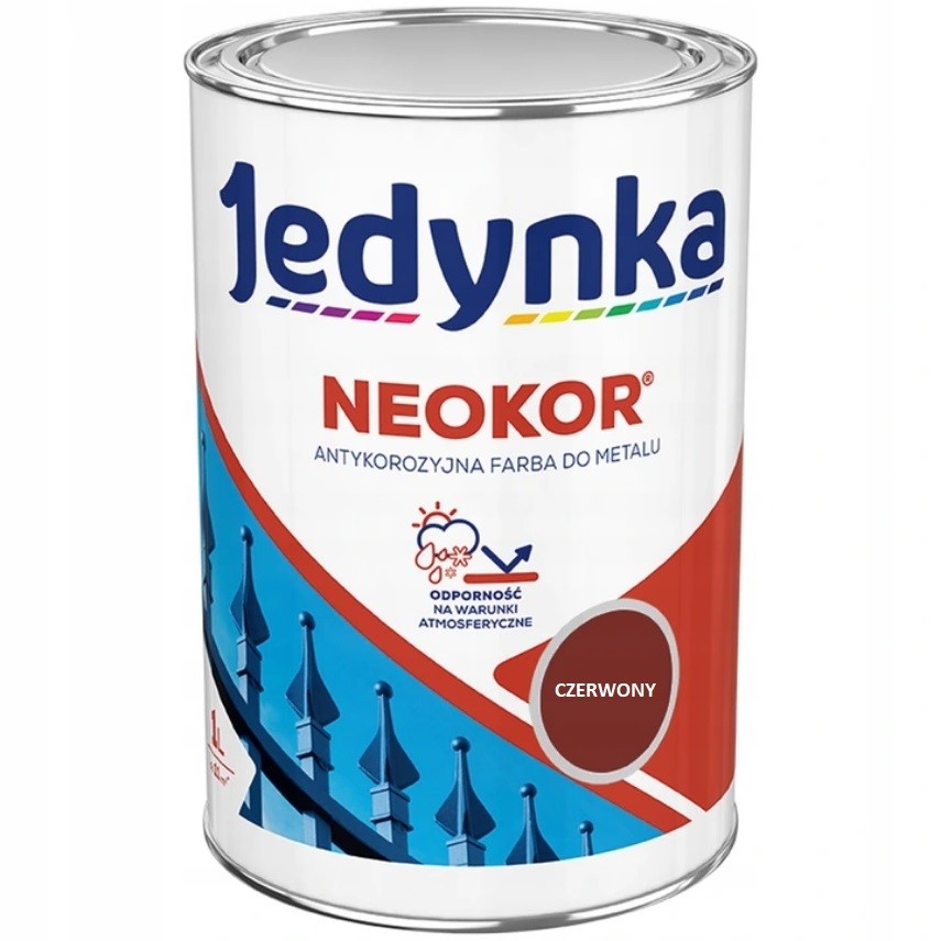 DĘBICA NEOKOR FARBA CZERW. ŚR.  1L