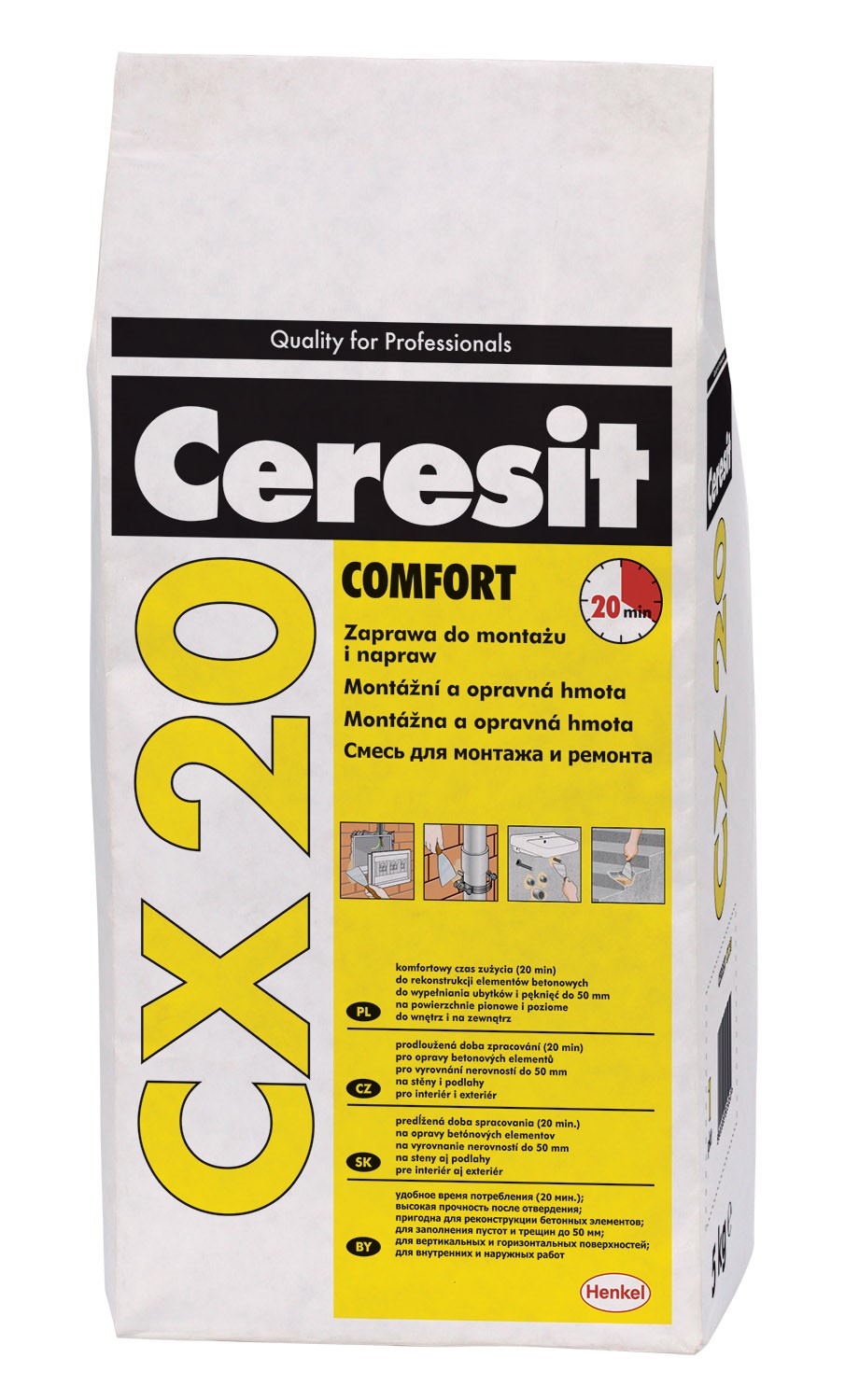 CERESIT ZAPRAWA MONTAŻOWA CX 20 5KG