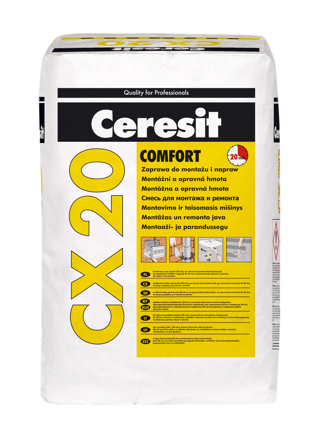 CERESIT ZAPRAWA MONTAŻOWA CX 20 20KG