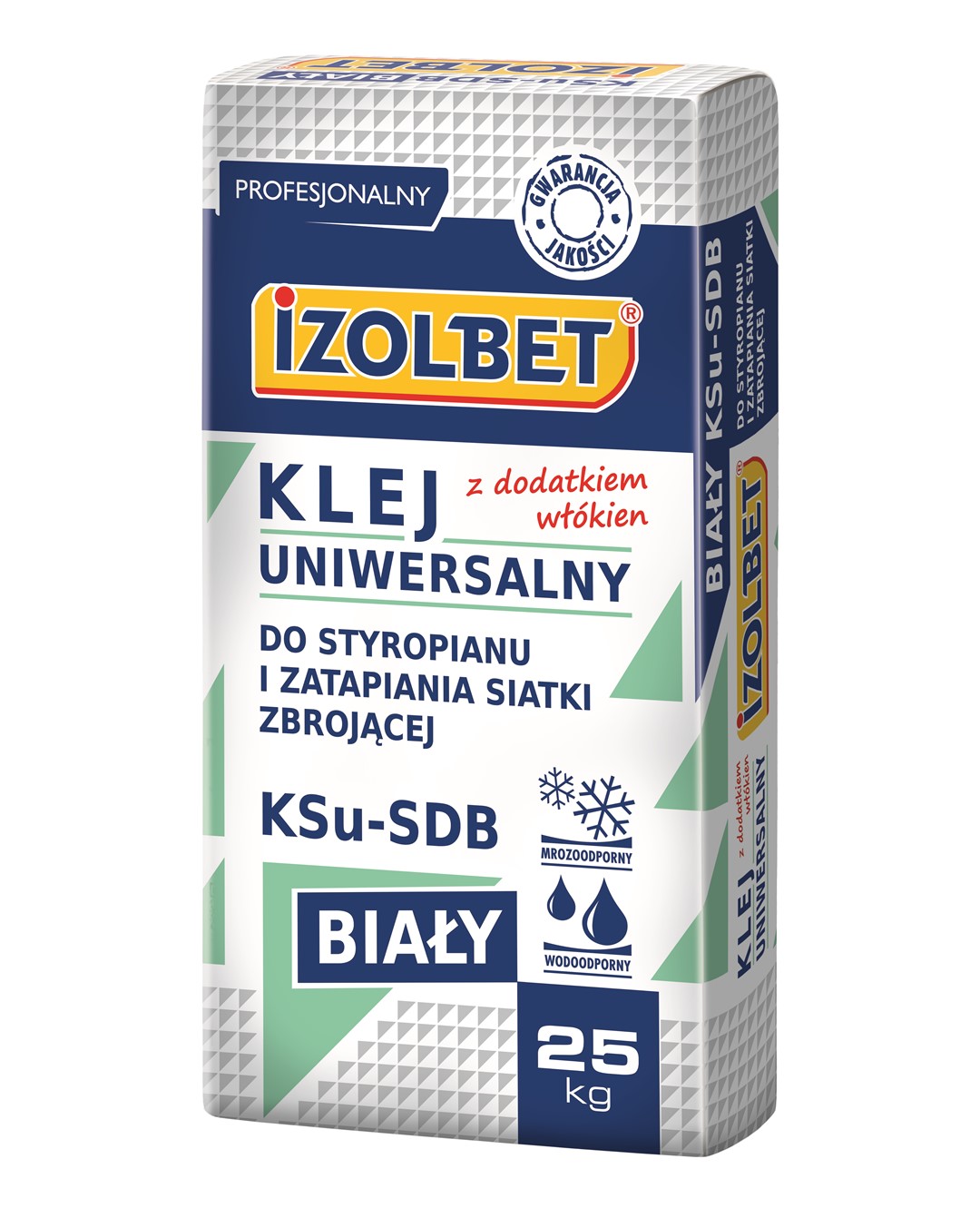 IZOLBET ZAPRAWA DO SIATKI KSU BIAŁA 25KG