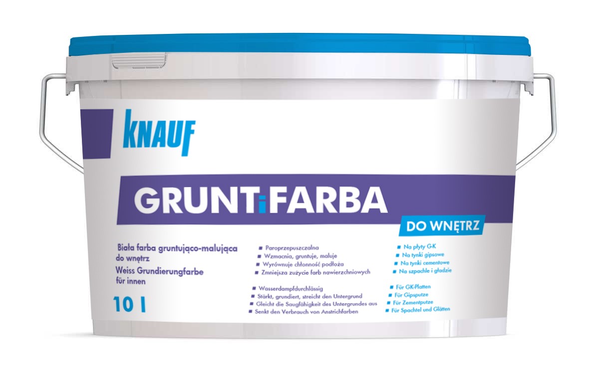 KNAUF GRUNTI FARBA  FARBA GRUNTUJACA  10L 603693