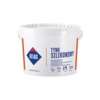 ATLAS BAZA TYNK SILIKONOWY SAH IN N15 BIAŁA 25kg