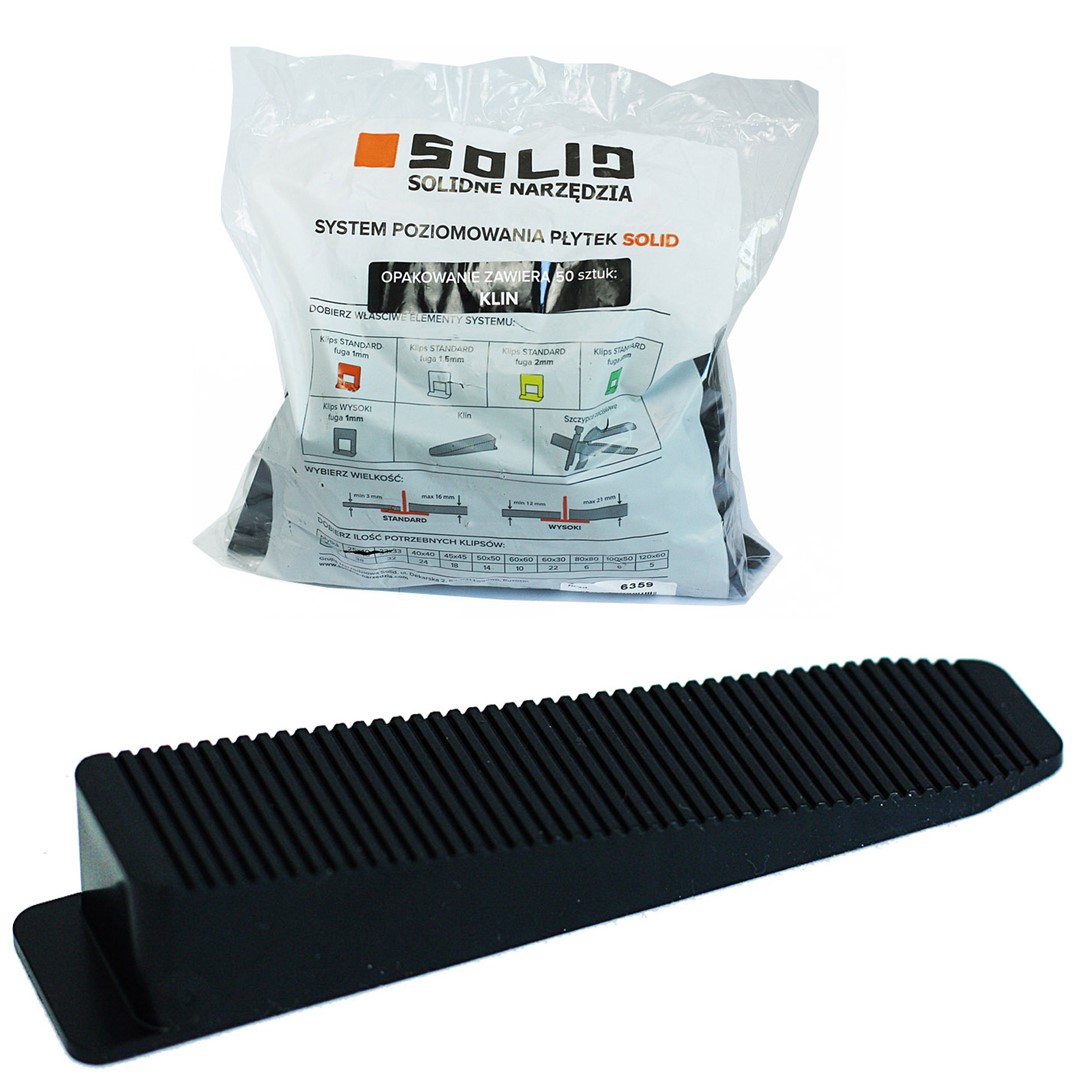 SOLID SYSTEM POZ.PŁYTEK KLINY (50klin) 6359