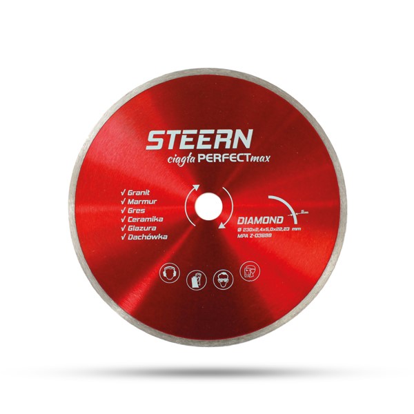 STEERN TARCZA DIAM PERFECT MAX CIĄGŁA 125MM