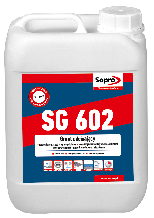 SOPRO SG 602 GRUNT ODCINAJĄCY 5L