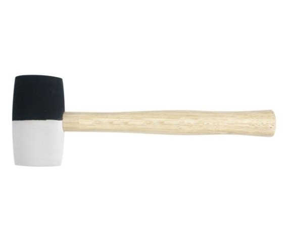 MŁOTEK GUMOWY 680gr 9506 BIAŁO-CZARNY