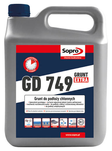 SOPRO GD 749 GRUNT DO PODŁ. CHŁ. 10KG