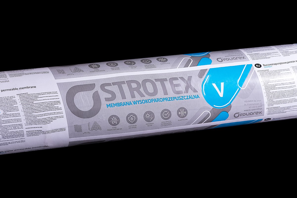 MEMBRANA DACHOWA WYSOK. STROTEX V 135g 75M2