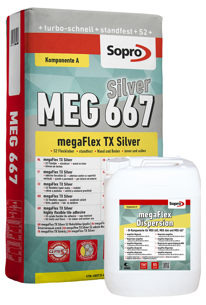 SOPRO MEG 667 ZAP. KLEJ. S2 DWUSKŁADNIKOWA 32KG