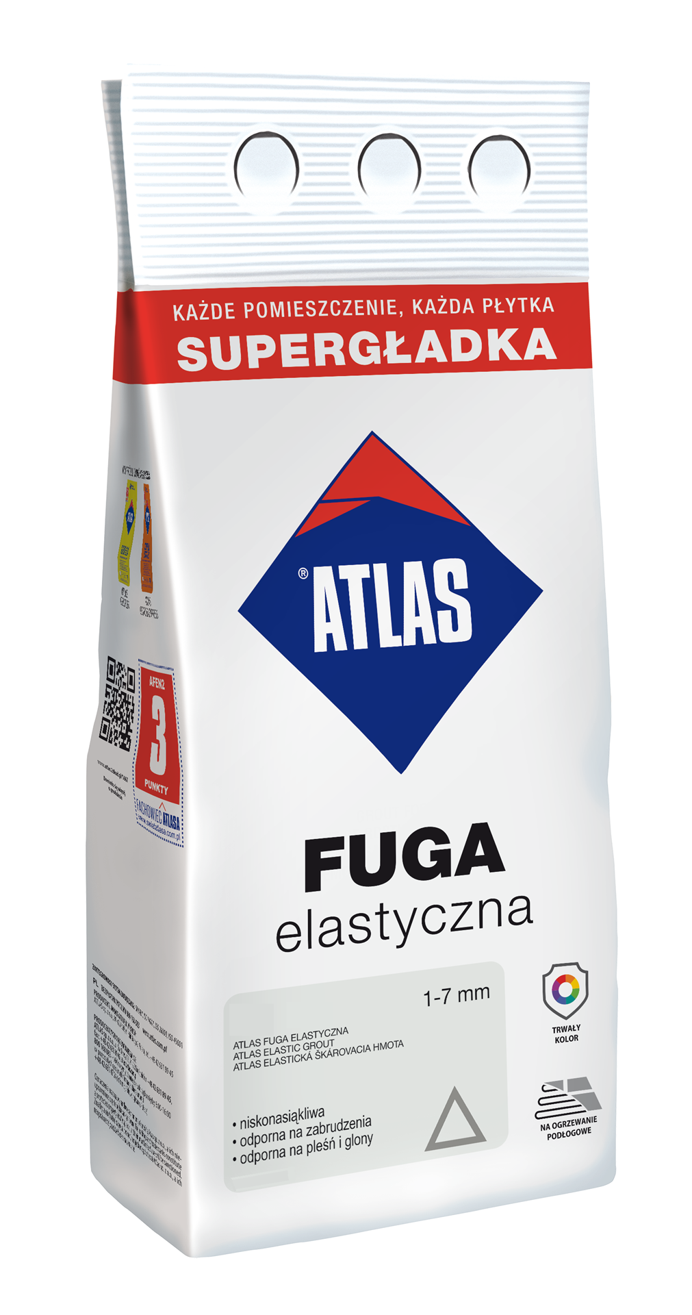 ATLAS FUGA ELASTYCZNA 037 GRAFITOWY 5KG