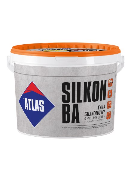 ATLAS BAZA TYNK SILIKONOWY EFEKT BETONU 20KG