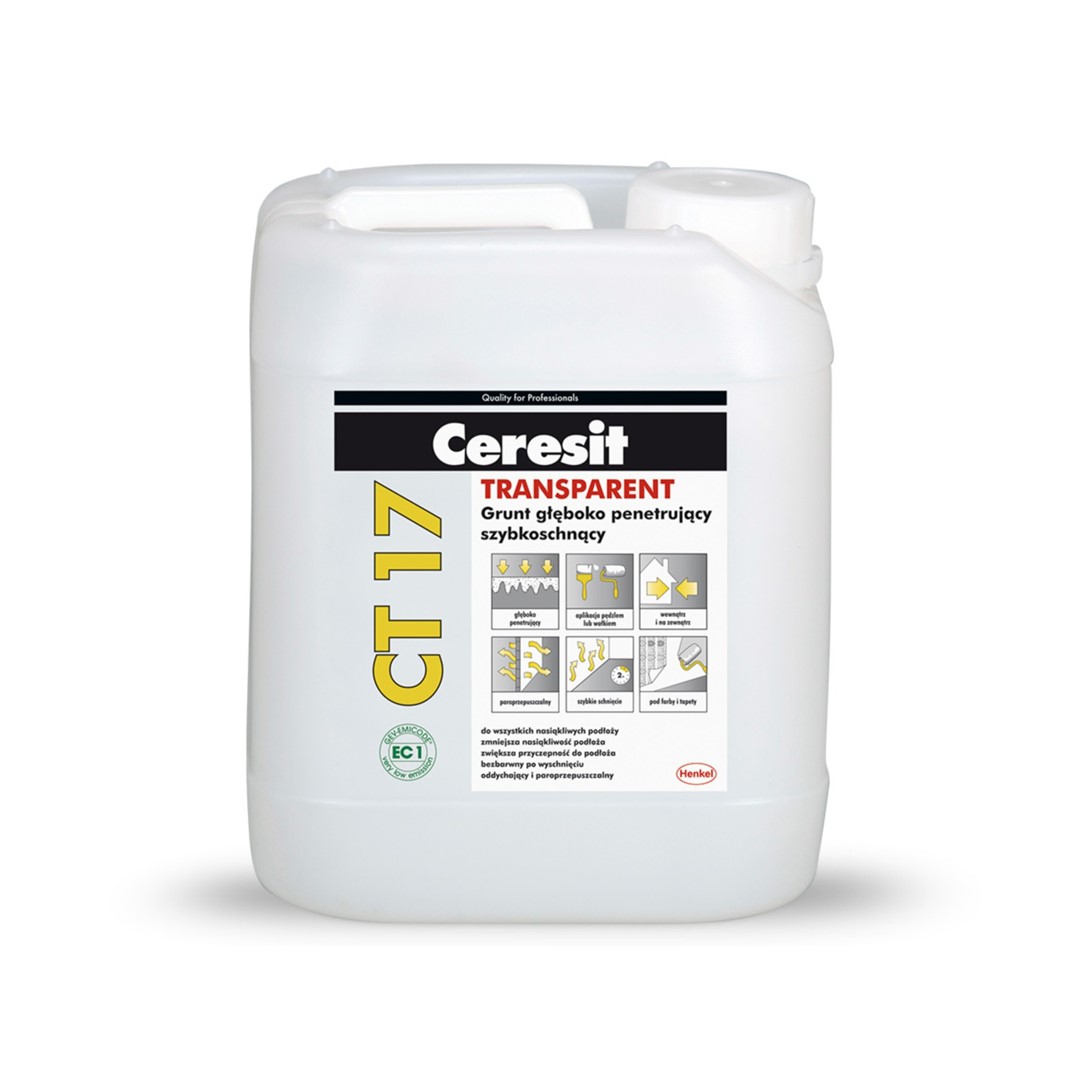CERESIT EMULSJA GRUNTUJĄCA CT17  5L TRANSPARENT