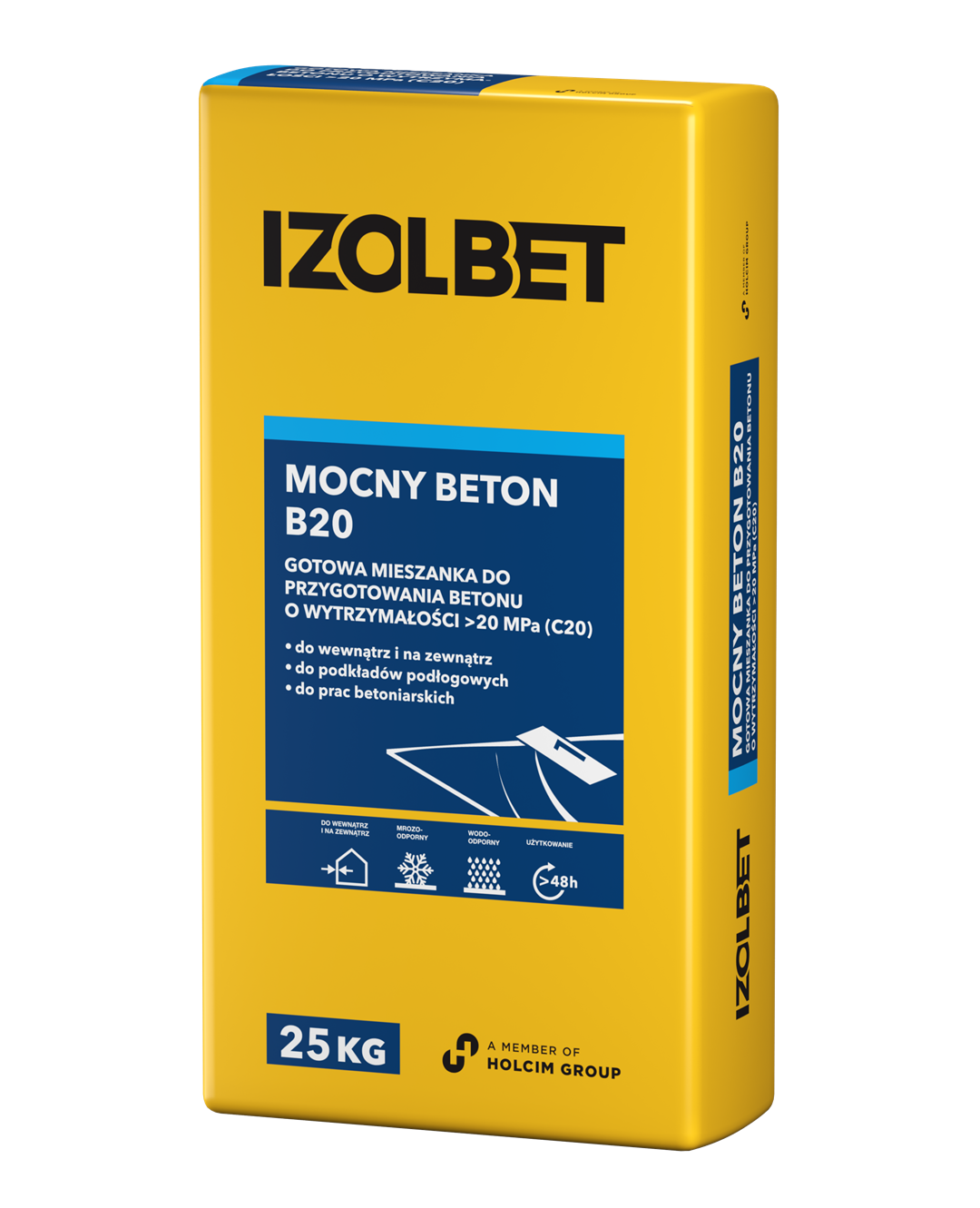 IZOLBET BETON MOCNY B-20 25 kg