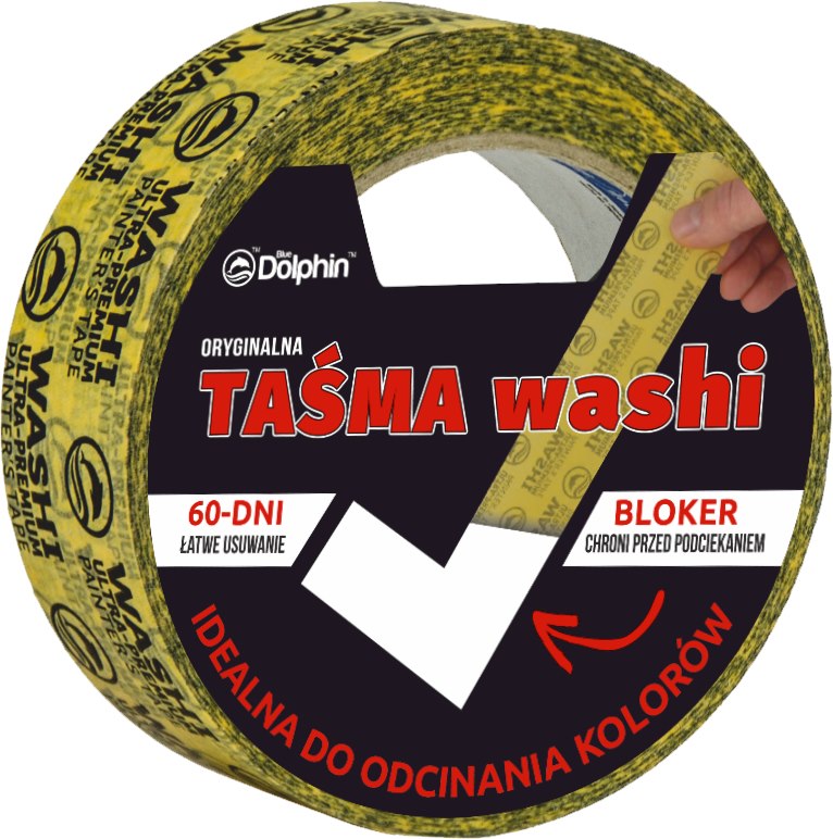 BD TAŚMA MAL. WASHI do odcinania 60-dni 10mm x 50m