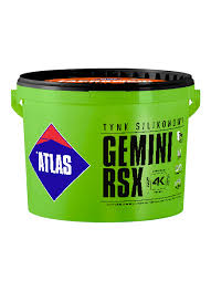 ATLAS BAZA TYNK SILIKONOWY GEMINI RSX SZARA 25KG