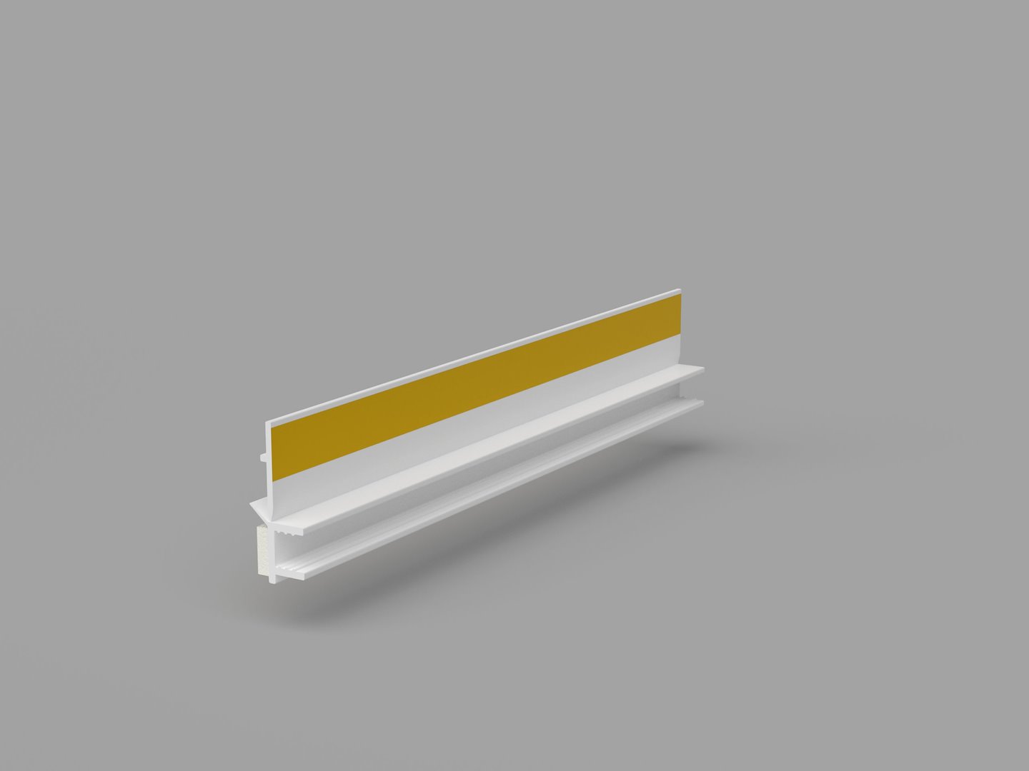 BP LISTWA 12 OKIENNA BEZ SIATKI 9/6 3,0m czarna