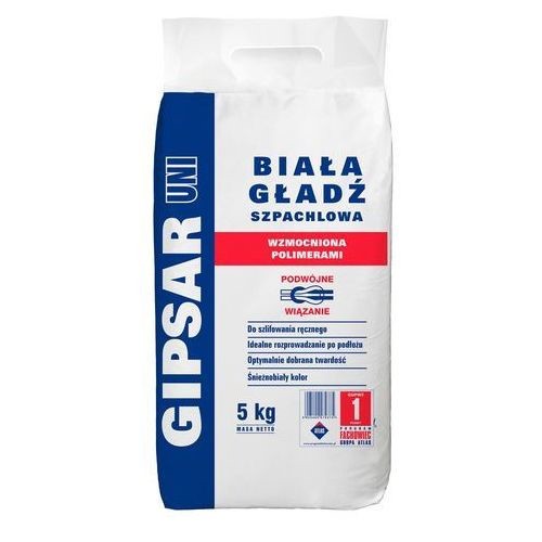 ATLAS BIAŁA GŁADŹ GIPSAR UNI POD. WIĄZ  5KG