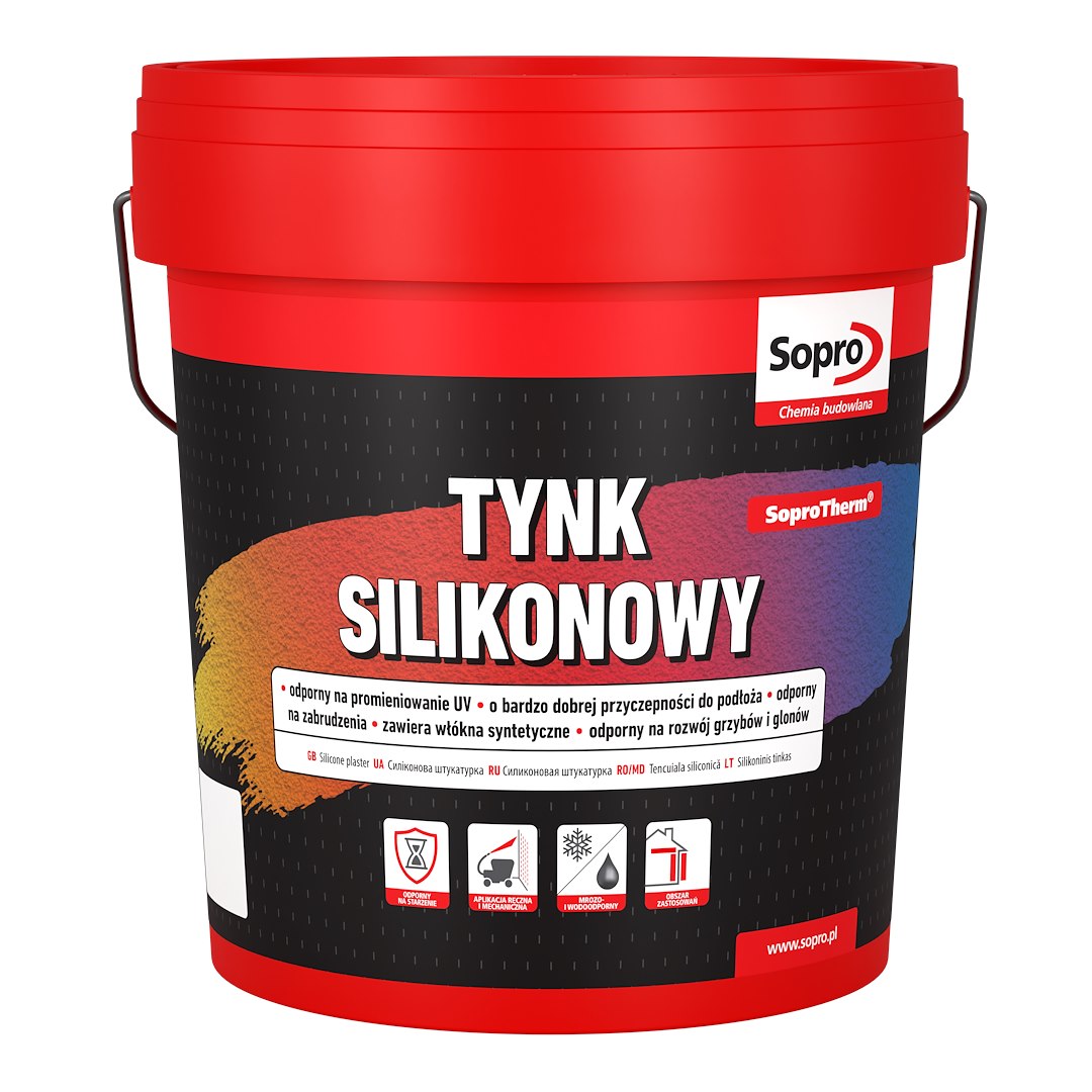 SOPRO THERM TYNK SILIKONOWY TS 1,5MM RAL 7039