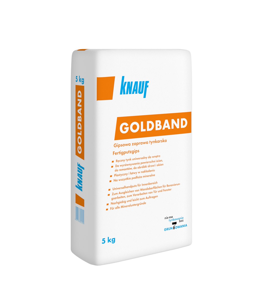 KNAUF TYNK RĘCZNY GOLDBAND  5KG 149000 Z