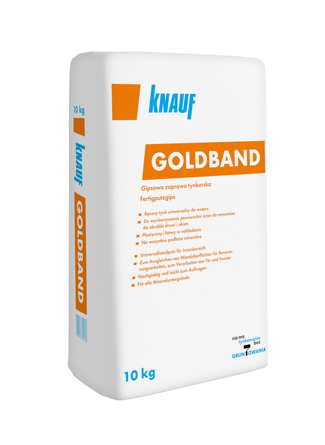 KNAUF TYNK RĘCZNY GOLDBAND 10KG 94713 Z