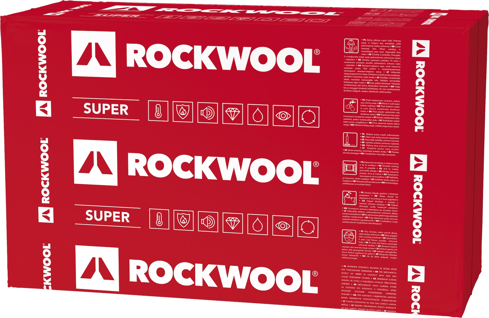ROCKWOOL WEŁNA SUPERROCK 15CM  3,05M2 127420
