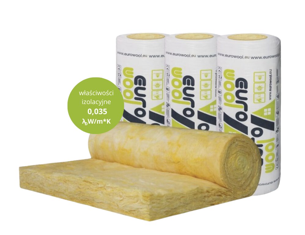 EUROWOOL WEŁNA M-17 EURO 0,035 10cm 4,8mkw