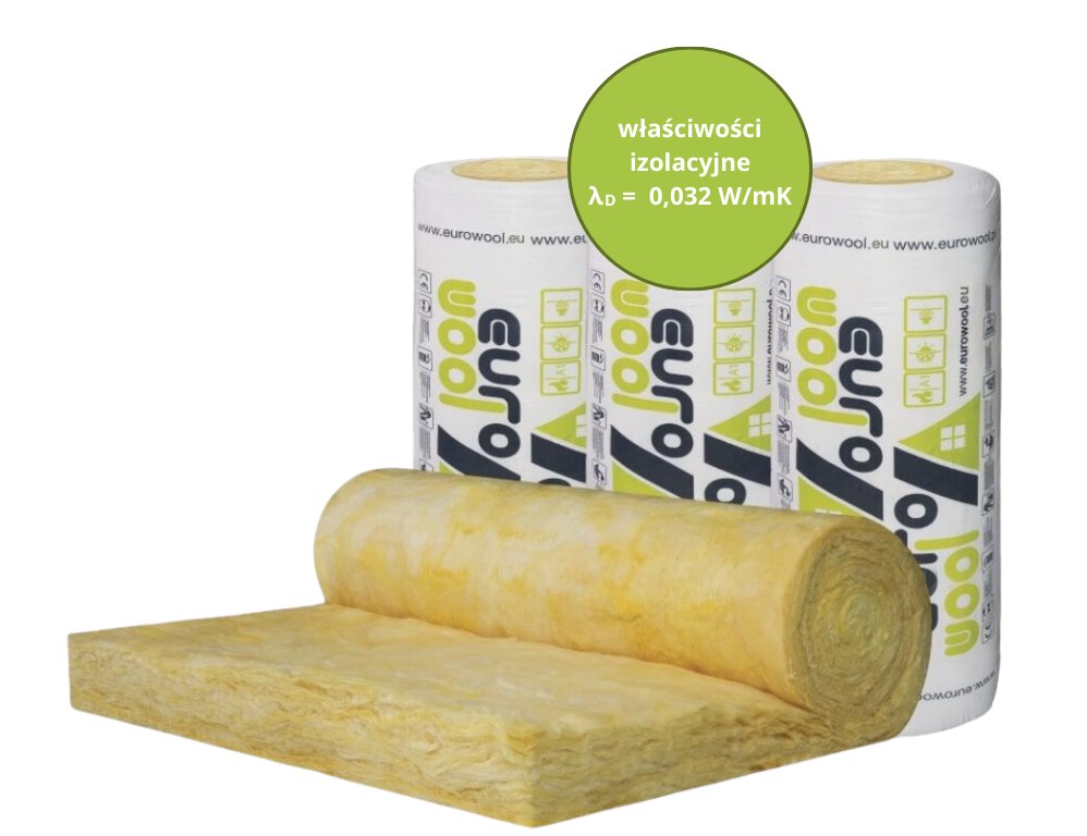 EUROWOOL WEŁNA M-30 PREMIUM 0,032 10cm 3,6mkw