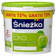 ŚNIEŻKA EMULSJA EKO LUKSUSOWA BIAŁA  11,5L