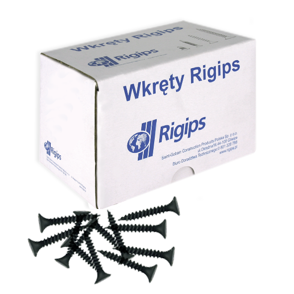 RIGIPS WKRĘTY TD 3,5*25MM 1000 SZT DREWNO 11511701