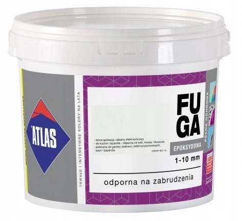 ATLAS FUGA EPOKSYDOWA BEŻ PASTE 018 5KG