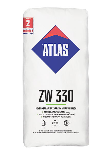 ATLAS ZAPRAWA WYRÓWNUJĄCA SZYBKO. ZW 330 25KG