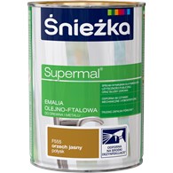 ŚNIEŻKA SUPERMAL EMALIA OLEJNA ORZECH JASNY 0,8L *