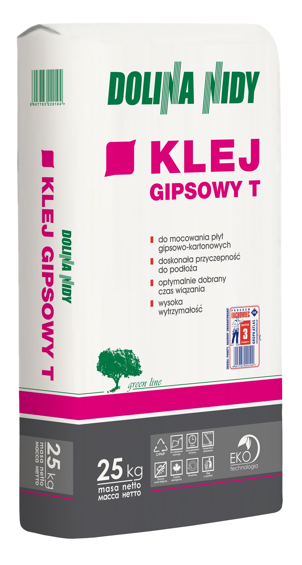 NIDA KLEJ GIPSOWY T 25KG