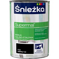 ŚNIEŻKA SUPERMAL EMALIA OLEJNA CZARNA 0,8L POŁ