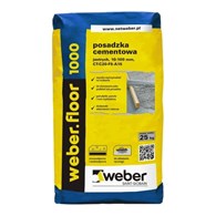 WEBER FLOOR 1000 POSADZKA CEMENTOWA 10-80mm 25KG