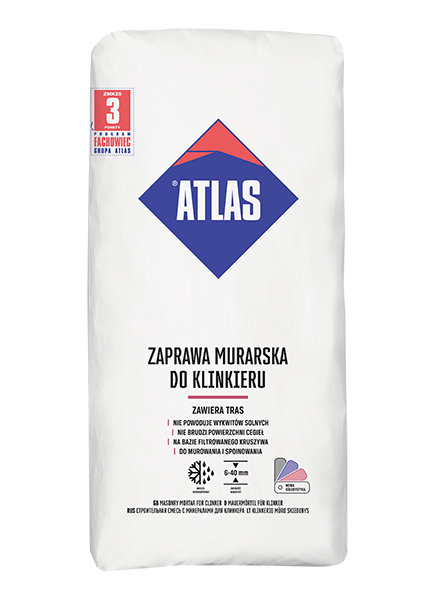 ATLAS ZAPRAWA MURARSKA KLINKIER C.BRĄZOWY 241 25KG